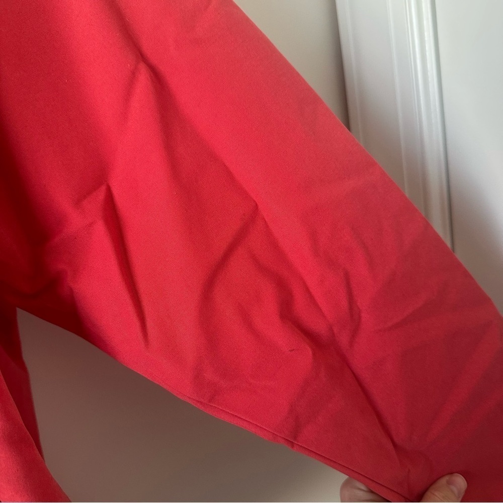 Women’s Vintage Windbreaker Rain Jacket Quarter Zip Casual Corner Annex Pink VTG - Picture 10 of 11